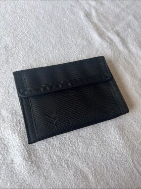Men's Black Trifold Tactical Wallet - Nylon